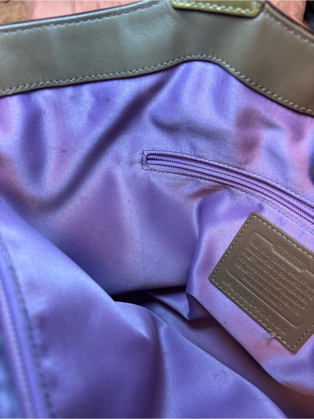 Coach Carly Patchwork Tote Bag - Picture 12 of 16